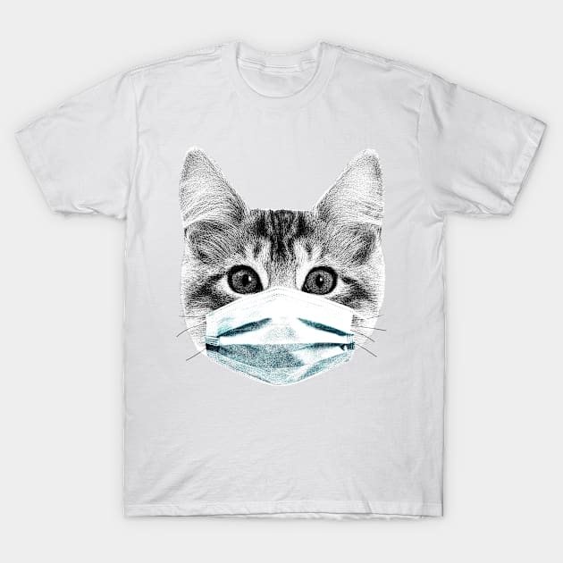 Quarantine house cat T-Shirt by clingcling